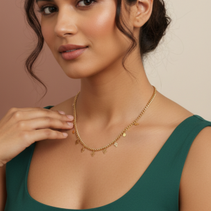 Necklaces10-Stainless Steel Anti-tarnish Water Proof Jewellery