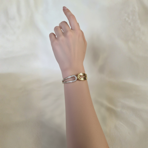 Leaf Pattern Bracelet - Stainless Steel Anti-tarnish Water Proof Jewellery