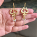 Divine Trishul Pearl Drop Earrings – Gold Plated Ethnic Earrings