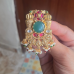 Emerald Royal Temple Jhumka Emerald Royal Temple Jhumka