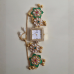 Aura Emerald Floral Kundan Square Bracelet Watch for Women