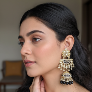 Kundan Chand Baliya in Black Stone