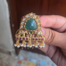 Emerald Royal Temple Jhumka